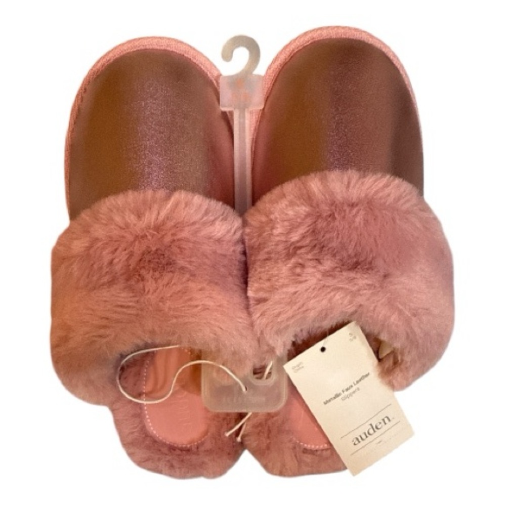 Auden Metallic faux leather Slippers